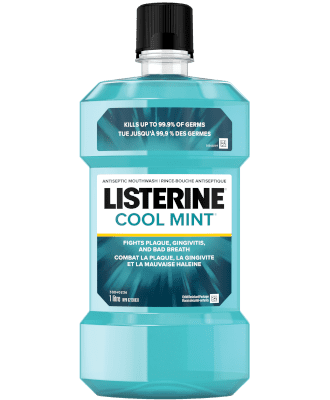 Rince-bouche antiseptique LISTERINE® COOL MINT, Flacon de 1 litre